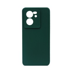 Funda de Silicona Suave con Marco de Cámara para Xiaomi 13T/13T Pro Verde Funda de Silicona Suave con Marco de Cámara para Xiaomi 13T/13T Pro Verde