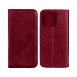 Funda Abatible de Cuero con Bolsillo Interno para Xiaomi Redmi A1/Redmi A2 Rojo Funda Abatible de Cuero con Bolsillo Interno para Xiaomi Redmi A1/Redmi A2 Rojo