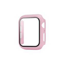 Capa+Vidro Temperado para Apple iwatch Série 42mm Rosa Capa+Vidro Temperado para Apple iwatch Série 42mm Rosa