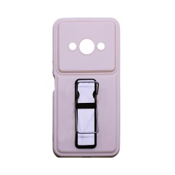 Sillicone Case with Support for Xiaomi Redmi A3 Cream Sillicone Case with Support for Xiaomi Redmi A3 Cream