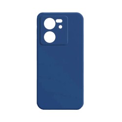 Funda de Silicona con Marco de Cámara para Xiaomi 13T/13T Pro Azul Funda de Silicona con Marco de Cámara para Xiaomi 13T/13T Pro Azul