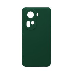 Silicone Case with Camera Shield for Oppo Reno11 5G Green Silicone Case with Camera Shield for Oppo Reno11 5G Green