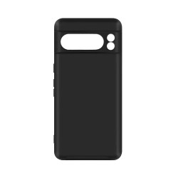 Capa de Silicone com Moldura de Câmera para Google Pixel 8 Pro Preto Capa de Silicone com Moldura de Câmera para Google Pixel 8 Pro Preto