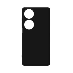 Capa de Silicone com Moldura de Câmera para Huawei Honor 90 Smart/Honor X7B Preto Capa de Silicone com Moldura de Câmera para Huawei Honor 90 Smart/Honor X7B Preto