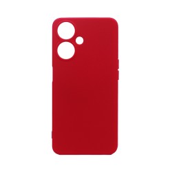 Silicone Case with Camera Shield for Oppo A59 5G Red Silicone Case with Camera Shield for Oppo A59 5G Red