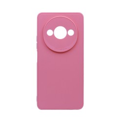 Soft Silicone Case with Camera Shield for Xiaomi Redmi A3 Pink Soft Silicone Case with Camera Shield for Xiaomi Redmi A3 Pink
