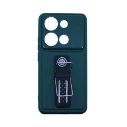 Funda Silicona con Soporte para Xiaomi Redmi Note 13 Pro 4G/Poco M6 Pro 4G Verde Funda Silicona con Soporte para Xiaomi Redmi Note 13 Pro 4G/Poco M6 Pro 4G Verde