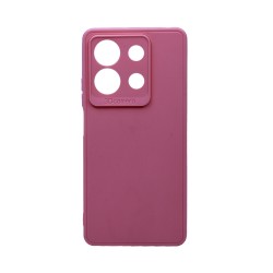 Soft Silicone Case with Camera Shield for Xiaomi Redmi Note 13 Pro 5G Pink Soft Silicone Case with Camera Shield for Xiaomi Redmi Note 13 Pro 5G Pink