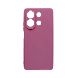 Soft Silicone Case with Camera Shield for Xiaomi Redmi Note 13 4G Pink Soft Silicone Case with Camera Shield for Xiaomi Redmi Note 13 4G Pink