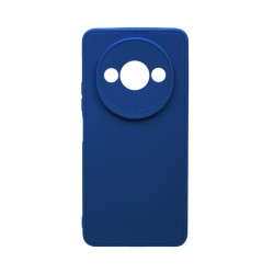 Soft Silicone Case with Camera Shield for Xiaomi Redmi A3 Dark Blue Soft Silicone Case with Camera Shield for Xiaomi Redmi A3 Dark Blue