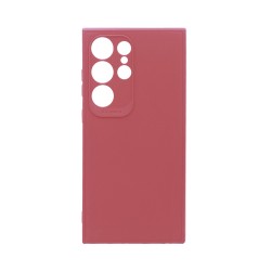 Soft Silicone Case with Camera Shield for Samsung Galaxy S25 Ultra Pink Soft Silicone Case with Camera Shield for Samsung Galaxy S25 Ultra Pink