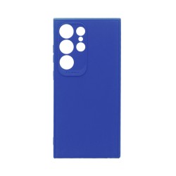 Soft Silicone Case with Camera Shield for Samsung Galaxy S25 Ultra Dark Blue Soft Silicone Case with Camera Shield for Samsung Galaxy S25 Ultra Dark Blue