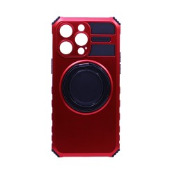Designer Hard Case with Support and Camera Protection for Apple iPhone 15 Pro Red Designer Hard Case with Support and Camera Protection for Apple iPhone 15 Pro Red