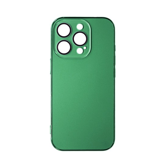 Designer Hard Case with Camera Protection for Apple iPhone 15 Pro Green