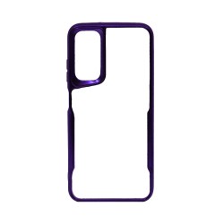 Transparent Hard Case for Samsung Galaxy A15 Purple Transparent Hard Case for Samsung Galaxy A15 Purple