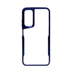 Transparent Hard Case for Samsung Galaxy A15 Blue Transparent Hard Case for Samsung Galaxy A15 Blue
