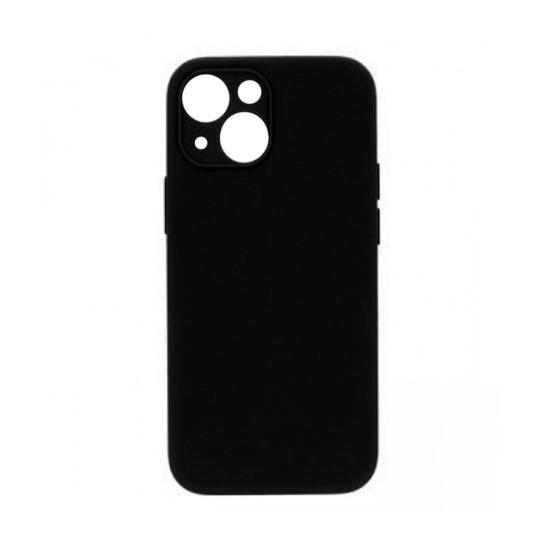 Silicone Case with Camera Shield for Apple iPhone 14 Plus Black