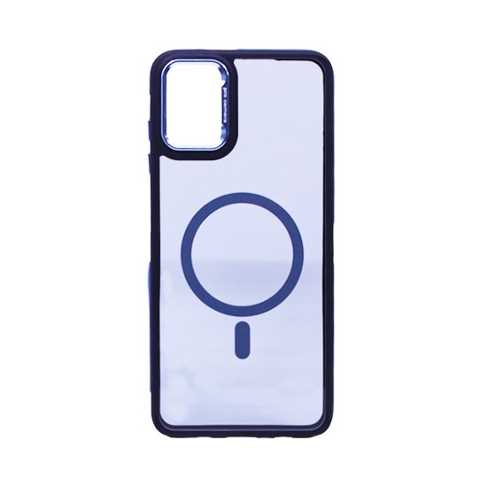 Designer Magnetic Hard Case for Samsung Galaxy A06 Blue Purple