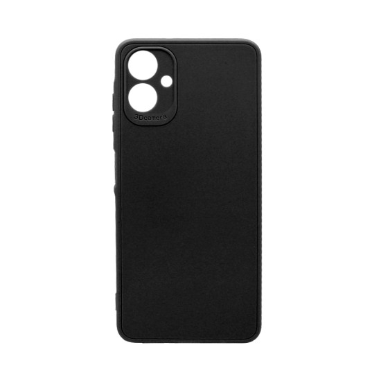 Soft Silicone Case with Camera Shield for Samsung Galaxy A04 Black