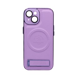 Designer Magnetic Hard Case with Support and Camera Protection for Apple iPhone 14 Pink Designer Magnetic Hard Case with Support and Camera Protection for Apple iPhone 14 Pink