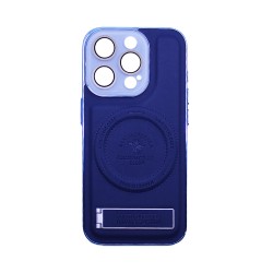 Designer Magnetic Hard Case with Support and Camera Protection for Apple iPhone 14 Pro Max Blue Designer Magnetic Hard Case with Support and Camera Protection for Apple iPhone 14 Pro Max Blue