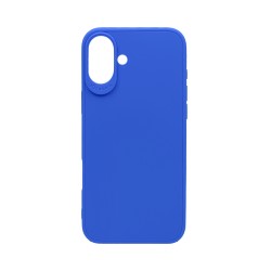 Soft Silicon Case for Apple iPhone 16 Dark Blue Soft Silicon Case for Apple iPhone 16 Dark Blue