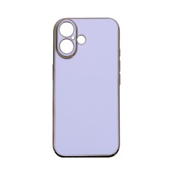 Designer Silicone Case with Camera shield for Apple iPhone 16 Plus White Designer Silicone Case with Camera shield for Apple iPhone 16 Plus White