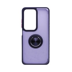 Case with Support Ring for Oppo A80 5G Smoked Black Case with Support Ring for Oppo A80 5G Smoked Black