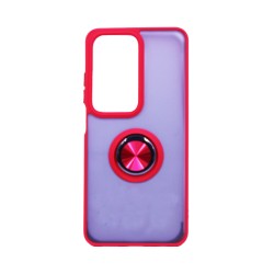 Case with Support Ring for Oppo A80 5G Smoked Red Case with Support Ring for Oppo A80 5G Smoked Red