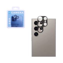 Tempered Glass Camera Lens Protector for Samsung Galaxy S24 Ultra Black Tempered Glass Camera Lens Protector for Samsung Galaxy S24 Ultra Black