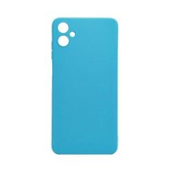 Silicone Case with Camera Shield for Samsung Galaxy A06 Blue Silicone Case with Camera Shield for Samsung Galaxy A06 Blue