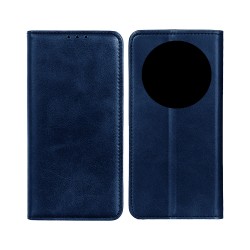 Leather Flip Cover with Internal Pocket For Xiaomi Redmi 14C Blue Leather Flip Cover with Internal Pocket For Xiaomi Redmi 14C Blue