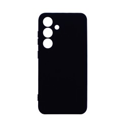 Silicone Case with Camera Shield for Samsung Galaxy S24 FE Black Silicone Case with Camera Shield for Samsung Galaxy S24 FE Black