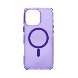Designer Magnetic Sillicone Case for Apple iPhone 16 Pro Purple Designer Magnetic Sillicone Case for Apple iPhone 16 Pro Purple