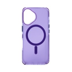 Designer Magnetic Sillicone Case for Apple iPhone 16 Plus Purple Designer Magnetic Sillicone Case for Apple iPhone 16 Plus Purple