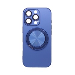 Capa Duro Designer Com Suporte E Proteção De Câmera Para Apple iPhone 16 Pro Azul Céu Capa Duro Designer Com Suporte E Proteção De Câmera Para Apple iPhone 16 Pro Azul Céu