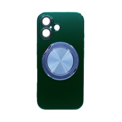 Designer Hard Case with Support and Camera Protection for Apple iPhone 16 Green Designer Hard Case with Support and Camera Protection for Apple iPhone 16 Green