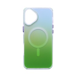 Designer Magnetic Hard Case for Apple iPhone 16 Gradient Green Designer Magnetic Hard Case for Apple iPhone 16 Gradient Green