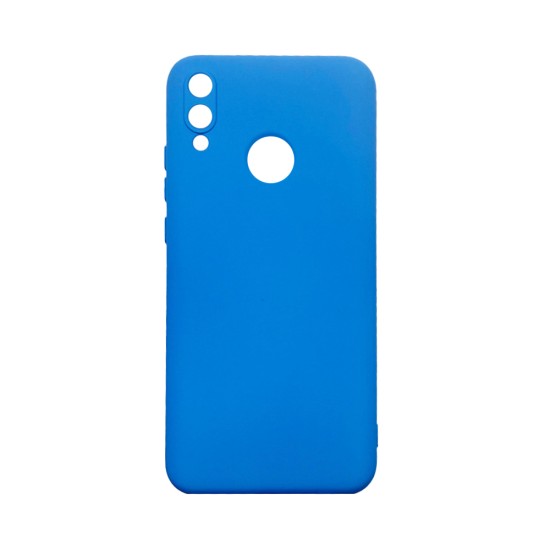 Capa de Silicone com Moldura de Câmera para Huawei P20 Lite Azul