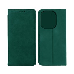 Leather Flip Cover with Internal Pocket For Xiaomi Redmi Note 14 5G Green Leather Flip Cover with Internal Pocket For Xiaomi Redmi Note 14 5G Green