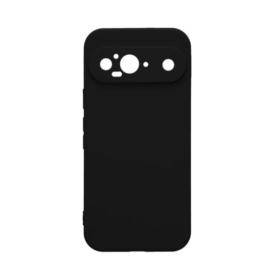 Silicone Case with Camera Shield for Google Pixel 9 Black