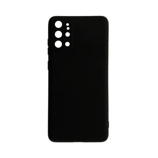 Silicone Case with Camera Shield for Samsung Galaxy S20 Plus Black