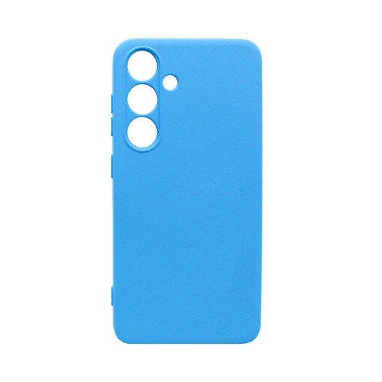 Capa de Silicone com Moldura de Câmera para Samsung Galaxy A36 5G Azul Céu 