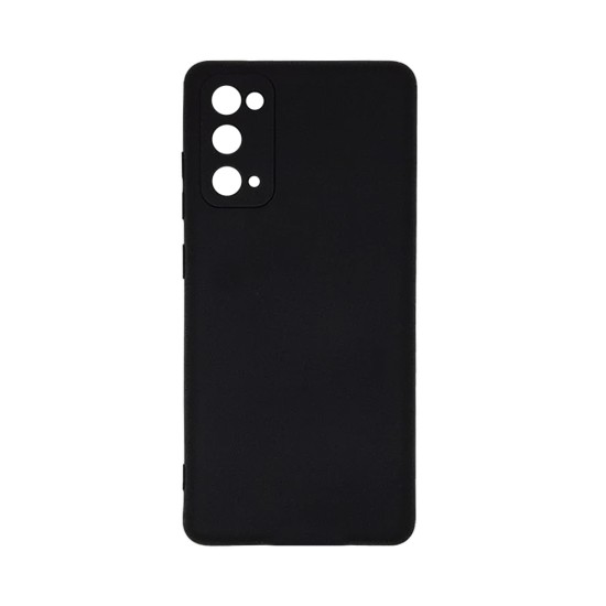 Capa de Silicone com Moldura de Câmera para Samsung Galaxy S20 Preto