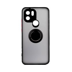 Case with Support Ring for Xiaomi Redmi A1 Plus Smoked Black Case with Support Ring for Xiaomi Redmi A1 Plus Smoked Black