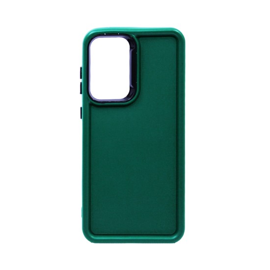 Capa Silicone Designer para Samsung Galaxy A36 5G Verde Escuro