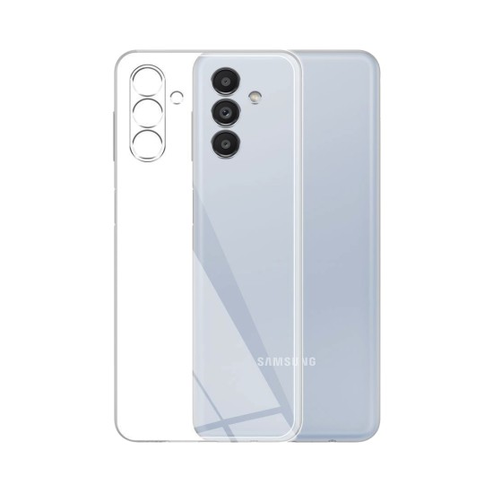 Soft Silicon Case with Camera Shield for Samsung Galaxy A26 5G Transparent