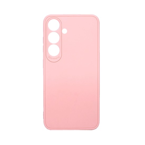 Soft Silicone Case with Camera Shield for Samsung Galaxy A36 5G Pink