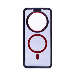 Designer Magnetic Hard Case for Xiaomi Redmi 14C Black Red Designer Magnetic Hard Case for Xiaomi Redmi 14C Black Red