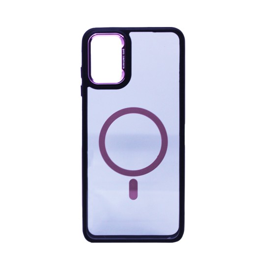 Capa Duro Magnética Designer para Samsung Galaxy A06 Roxo Preto